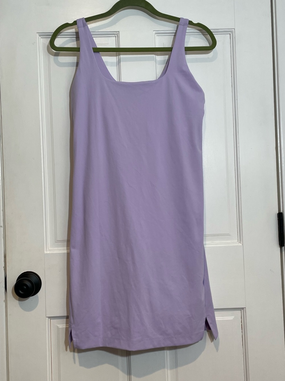 Old Navy Active PowerSoft Exercise Dress Purple Built-In Bra Shorts Size Medium